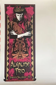 ¡Hermoso esperry KAW sin cortar! Alkaline Trio 2010 Regency Ballroom SF, aprox. - Imagen 1 de 3