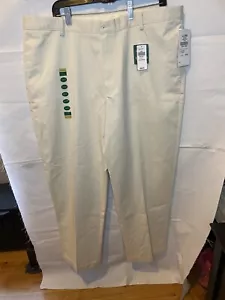 LL Bean knitterfreie Baumwolle klassische Passform Kleid Chino Farbe silber Birke 40 Wx30in - Bild 1 von 9