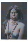 Nude Mojave Indian Woman, Arizona & Nevada --- Native American History Postcard