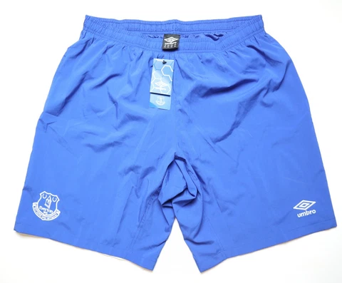 BNWT EVERTON 2015/2016 HOME FOOTBALL SOCCER SHORTS NEW BLUE UMBRO MEN’S 2XL XXL Cover