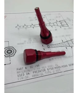 GenExhaust: Generador Predator 8750/9000/9500 - VARILLA DE ACEITE MAGNÉTICO ANODIZADO - Imagen 1 de 6