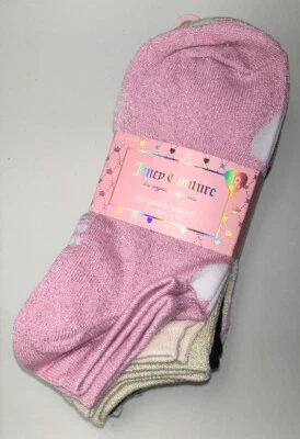 10 PARES DE MEIAS FEMININAS DE ALTA COSTURA SUCULENTA 🩷 CORAÇÕES NO SHOW DETALHES METÁLICOS Novo com etiquetas - Imagem 1 de 4