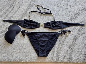 Bandeau-Bikini, schwarz – Gr. S / 36 - Bild 1 von 3