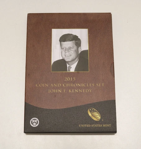 US 2015 John F Kennedy Coin and Chronicles Set  B419 Cover
