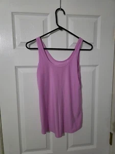 NOBO NO BOUNDARIES Fitted Pink Orchid Soft Stretch Knit Tank Junior Size M (7-9) - Picture 1 of 3
