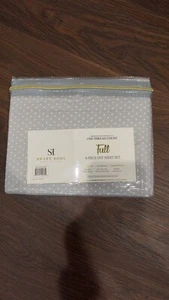 Sweet Home Collection 1500 Count 6 Piece Dot Print Bedroom Sheet Set (FULL SIZE) - Picture 1 of 4