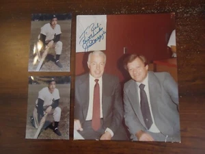 Joe DiMaggio original Autogramm aus den frühen 80ern an Bob beste Wünsche + 2 Fotos - Bild 1 von 7