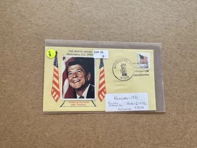US Inauguration Cover +40th President Reagan(RR01) +Fulton Smiling Reagan Cachet - Image 1 of 2