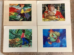 Lotto di 4 stampe Thornton Utz Sandman, Jack Frost, Beanstalk, Little Black Sambo - Foto 1 di 12