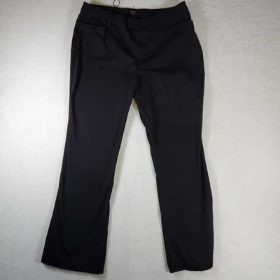 Pantalones de vestir para mujer Riders by Lee negros bootcut talla 16 M trabajo profesional Foto 1 de 4