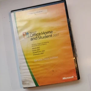 Microsoft Office 2007 Home And Student DVD Word Excel Powerpoint - Picture 1 of 9