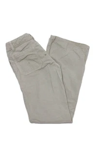Bonpoint Girls Cotton Corduroy High Rise Bootcut Pants Beige Size 10 - Picture 1 of 11