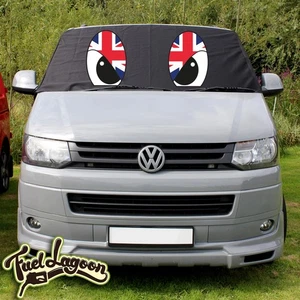 VW Transporter T5 Window Screen Curtain Wrap Cover FLAG Eyes England, wales etc - Picture 1 of 15