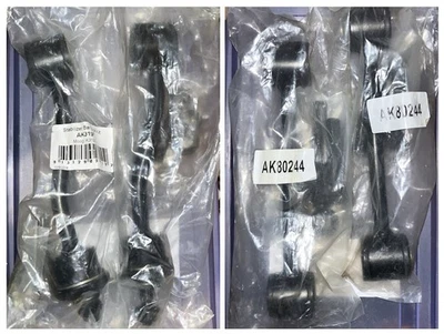 Kit de enlace estabilizador Moog de 4 piezas para Jeep Wrangler K3197 y K80244 1997-2006 todo nuevo Foto 1 de 4