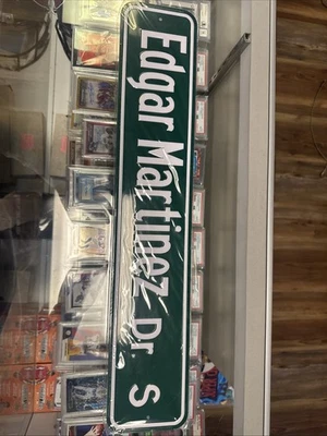 Edgar Martinez Dr S Street Sign 8/11/19 Hall of Fame Seattle Mariners - Image 1 of 4