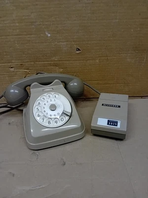 Telefono A Disco Unificato Sip Bigrigio Pubblico No A Gettoni   70 80 Bar  - Immagine 1 di 4