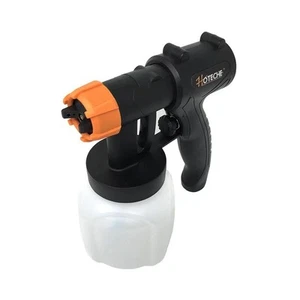 PISTOLA SPRUZZO SPRAY PITTURA VERNICIATORE ELETTRICO 450 W 800 ML PARETI MURO - Picture 1 of 4