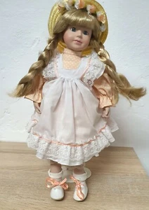 Bambola artistica bambola di porcellana doll 40 cm da collezione rarità vintage - Foto 1 di 9