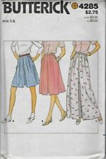 Butterick Sewing Pattern 4285 Misses' A-LINE SKIRTS in 3 Lengths 14
