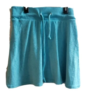 Rue21 Women's Jrs. Terry Cloth Skirt Wide Waist size XL Aqua Blue #J8 - Picture 1 of 3