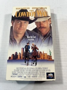 The Cowboy Way - VHS Video Tape - Woody Harrelson, Kiefer Sutherland - Picture 1 of 3
