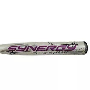 Easton Synergy Fastpitch Softballschläger 30" 19 oz 2 1/4" Durchmesser weiß & lila - Bild 1 von 7