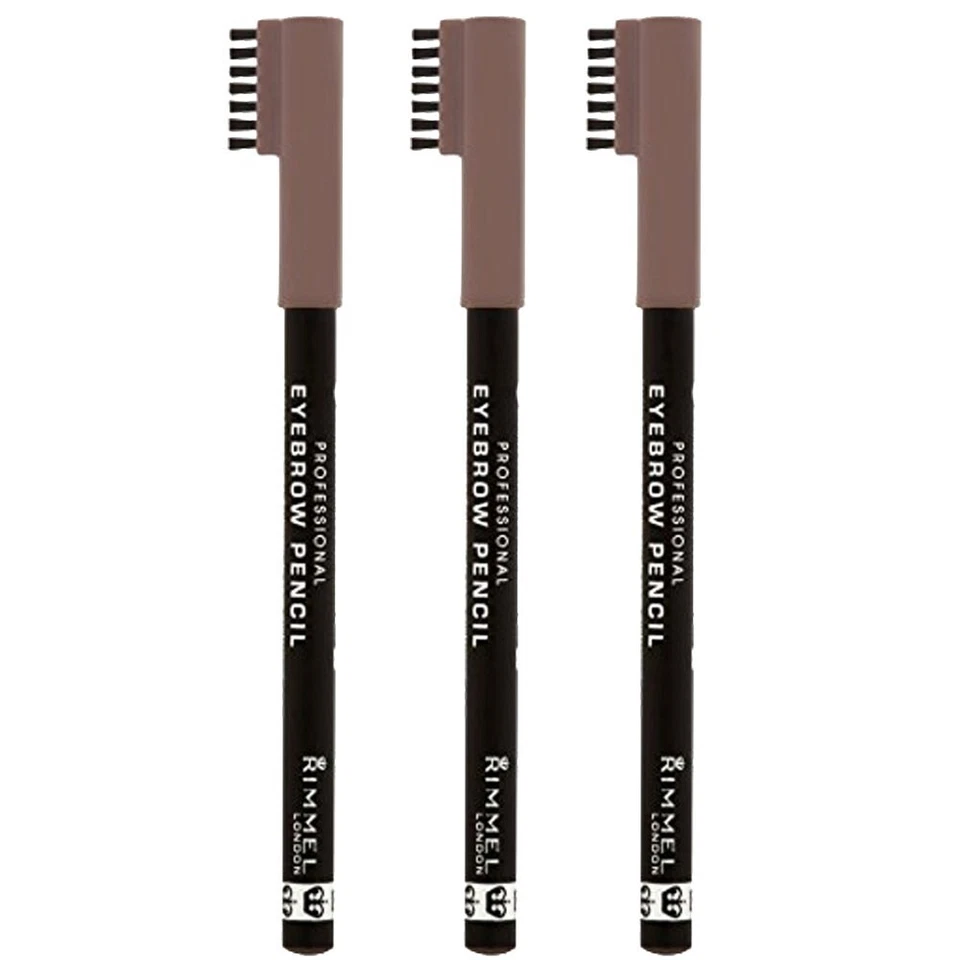 (3 Pack) NEW Rimmel Professional Eyebrow Hazel 002 0.05 Ounces - Image 1 of 4