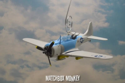 WWII Dauntless SBD-5 Norma June Custom Christmas Ornament US Navy Marines - Image 1 of 4