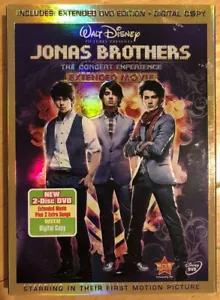 Jonas Brothers The Concert Experience Extended DVD 2009 2-Disc Set NEW SEALED - Picture 1 of 5