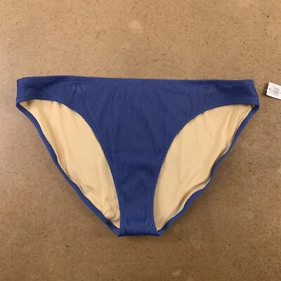 Parte inferior de natación de bikini clásico de tiro bajo azul marino antiguo para mujer talla 2X nueva con etiquetas Foto 1 de 4