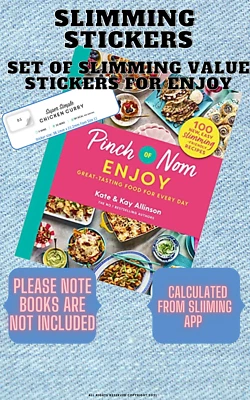 🆕 💖PINCH OF NOM ENJOY 💖 SLIMMING STICKERS 💖 🆕