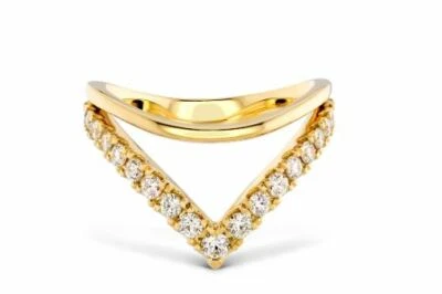 New Hearts on Fire Diamond Fashion Ring/wedding Band HBA75558Y-Z65-N - Image 1 of 2