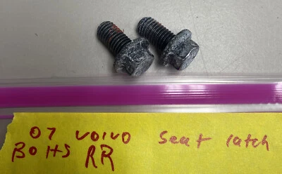 Volvo S40 2004-2007 marco asiento trasero derecho bloqueo soporte pestillo pernos Foto 1 de 2