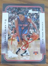 HOWARD EISLEY auto signed autograph 2003-04 Bowman Basketball New York Knicks