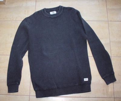 NEUw Strickpullover gerippt Gr M ~ C&A ~ neuwertig ~ graublau - Bild 1 von 4