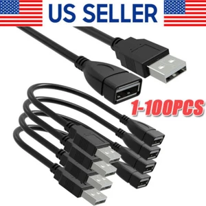 Cavo Prolunga USB-USB Alta Velocità Adattatore USB 2.0 Cavo Prolunga Maschio/Femmina LOTTO - Foto 1 di 7