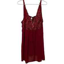 NWT Cacique Red Lace Nightie w/thong