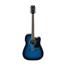 Ibanez Performance PF15ECE AE Guitar, Transparent Blue Sunburst High Gloss for sale