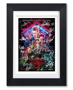 STRANGER THINGS SEASON 3 CAST SIGNED POSTER PRINT TV SERIES PHOTO AUTOGRAPH GIFT - Bild 1 von 1