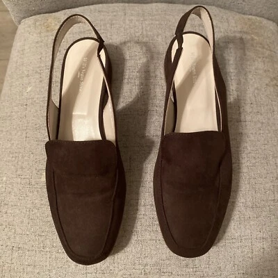 Vegan Shoes Size 6 Slingback Brown C/L - Image 1 of 4