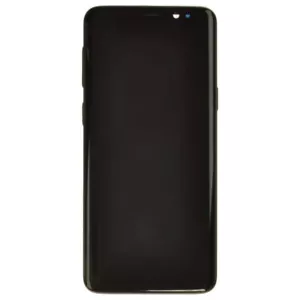 OLED Digitizer Frame Assembly Samsung for Galaxy S9 Black Aftermarket Replace - Picture 1 of 2