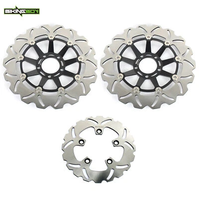 Rotores de discos de freno delanteros 1 traseros GSXR1100 GSX-R 1100 1986-1988 1987 para Suzuki 2 Foto 1 de 4