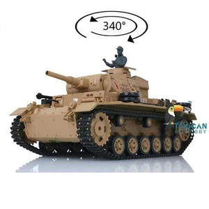 Heng long 1/16 TK7.0 German Panzer III H RTR RC Tank 3849 Sound Smoke IR Battle - Picture 1 of 12