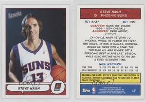 2004-05 Topps Bazooka Steve Nash #12 HOF
