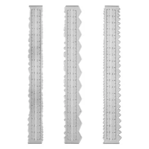 Mehrzweck Papierreißlineal Deckkante Lineal Metall Stanzformen Handwerkswerkzeug - Bild 1 von 16