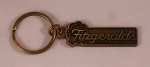 Llavero vintage Fitzgerald’s Casino Hotel Reno NV latón 2” FOB  - Imagen 1 de 2