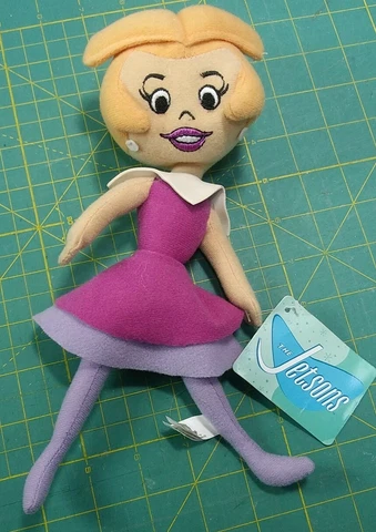 Hanna-Barbera The Jetsons JANE JETSON WIFE 9" Plush STUFFED ANIMAL doll TAGS Cover