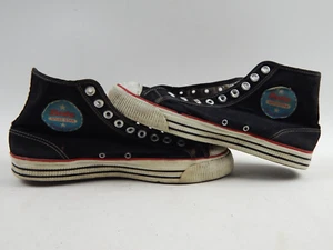 Vintage Early Bata Speed Star Sneakers Shoes Basketball Size 10 - Worn No Laces - Picture 1 of 15