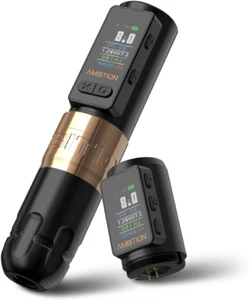 Ambition Soldier Max Tattoo Machine Rotary 2400mAh Cartridge Pen Gun with Ext... - Picture 1 of 13