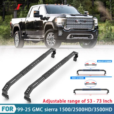 Barra transversal universal de acero para camioneta GMC sierra 1500/2500HD/3500HD Foto 1 de 4